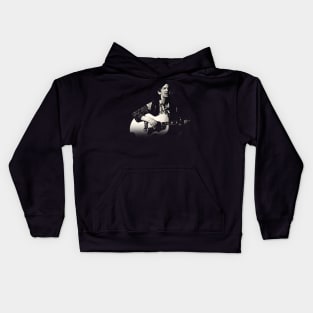 Townes Van Zandt - Black Art Kids Hoodie